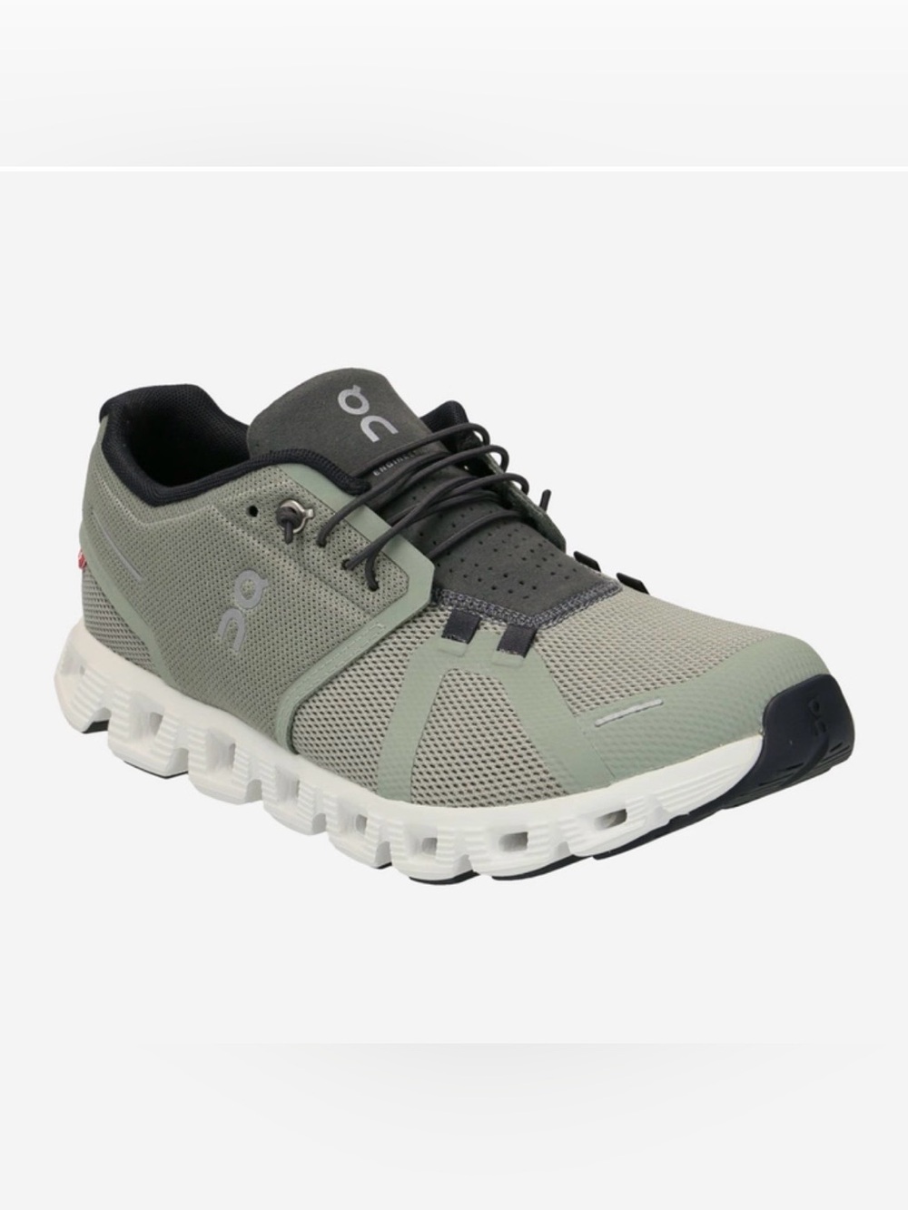 On Cloud 5 Running Shoe  women size 10 gently used color: Kelp Shadow green
